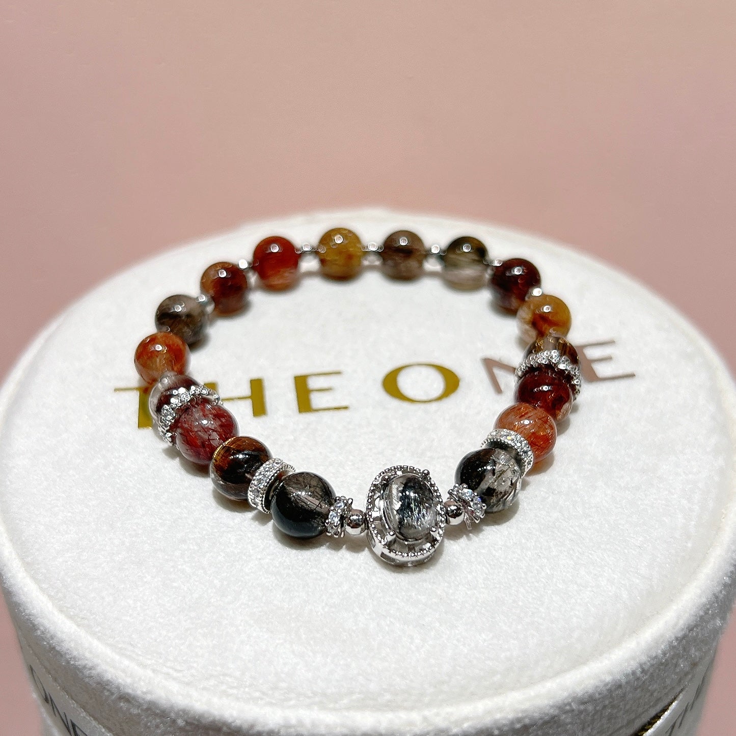 頂級*彩髮晶 x 銀鈦晶