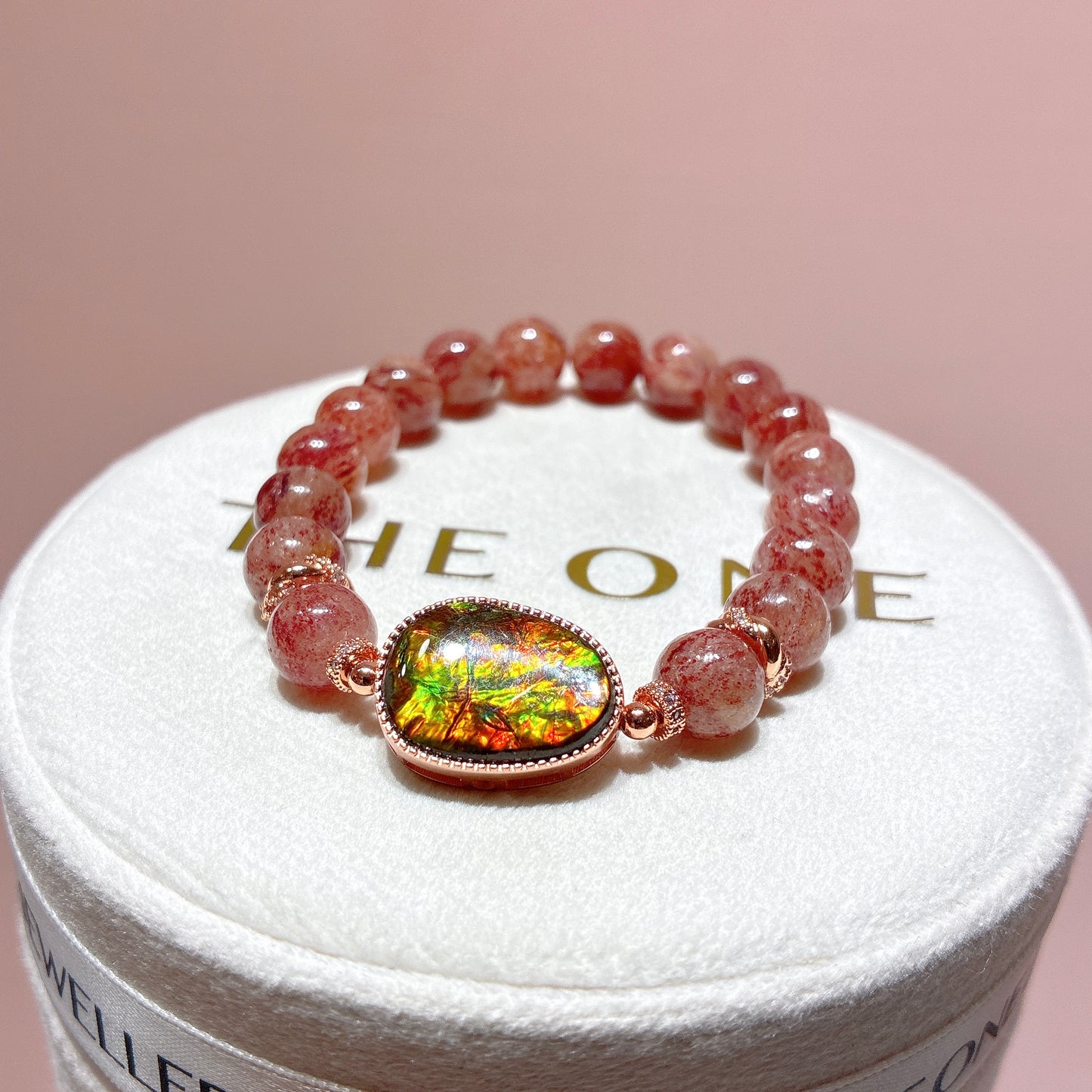 精品*草莓晶 x 斑彩石