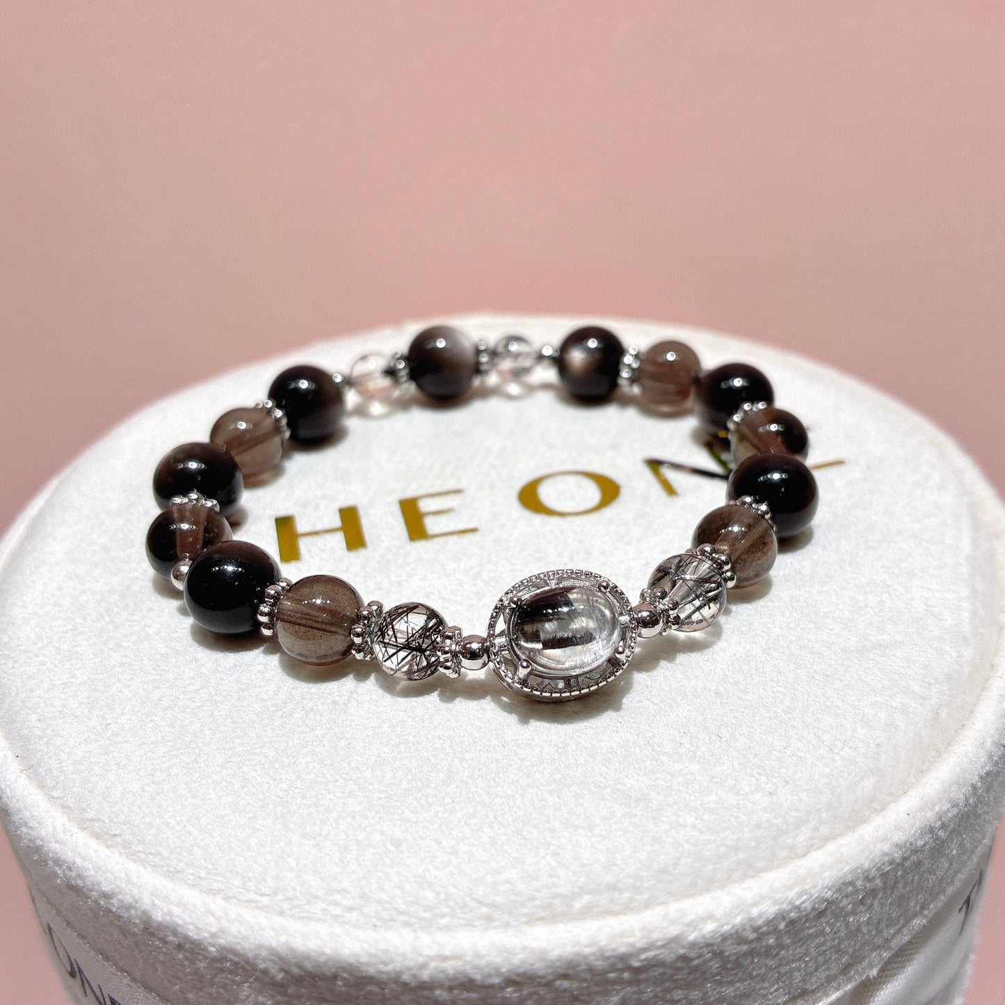 精品*銀曜石 x 銀鈦晶