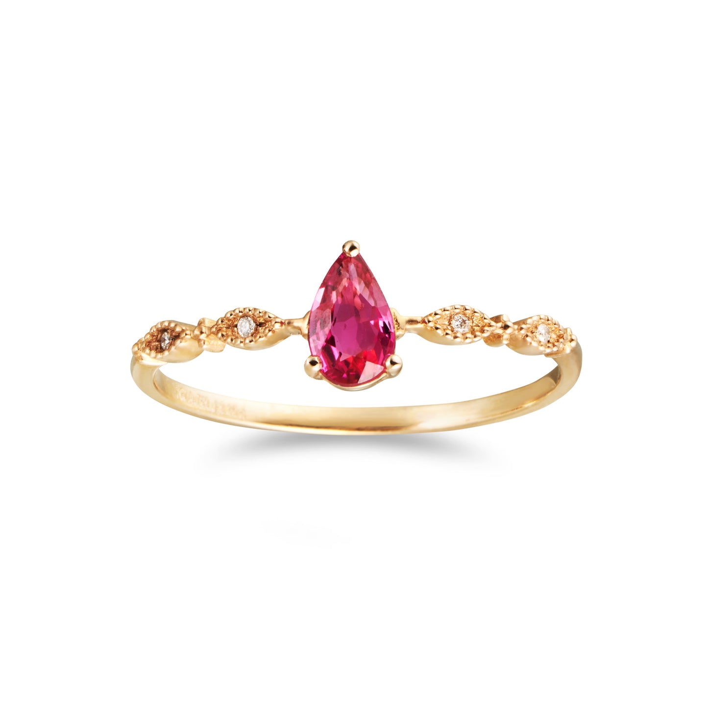 18K玫瑰金 紅寶石 - THE ONE JEWELLERY