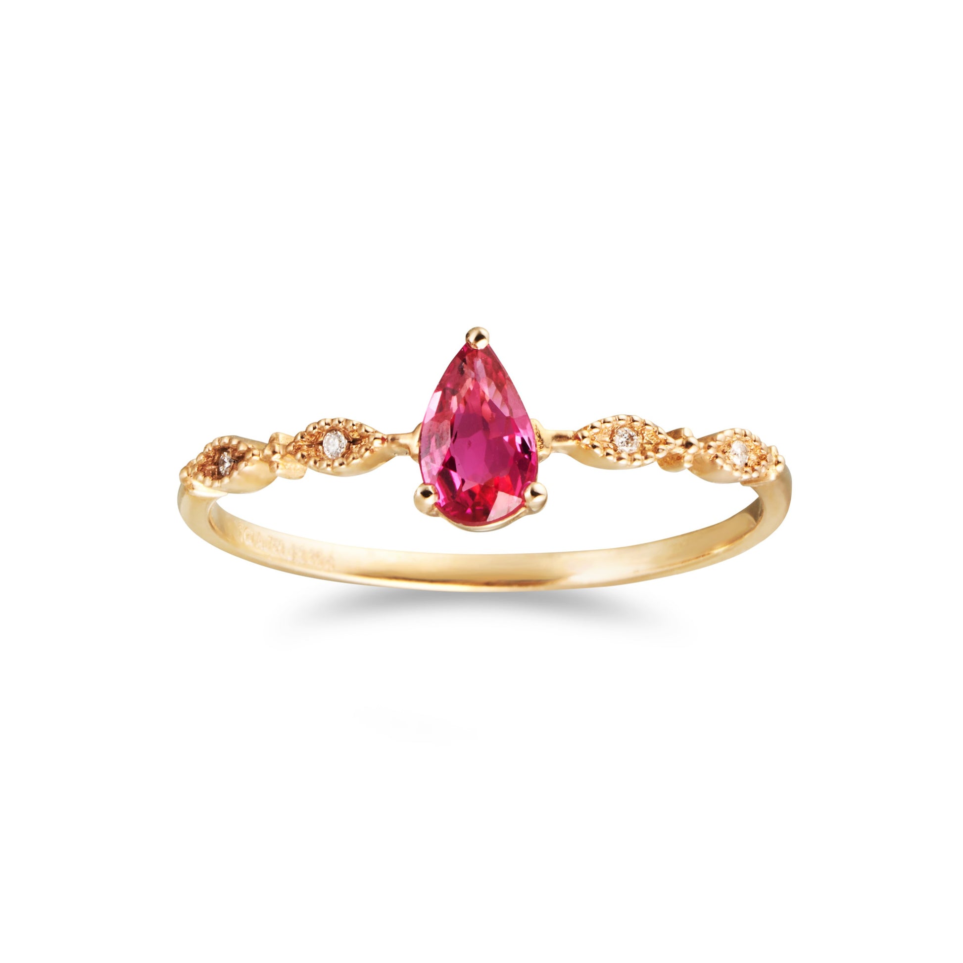 18K玫瑰金 紅寶石 - THE ONE JEWELLERY