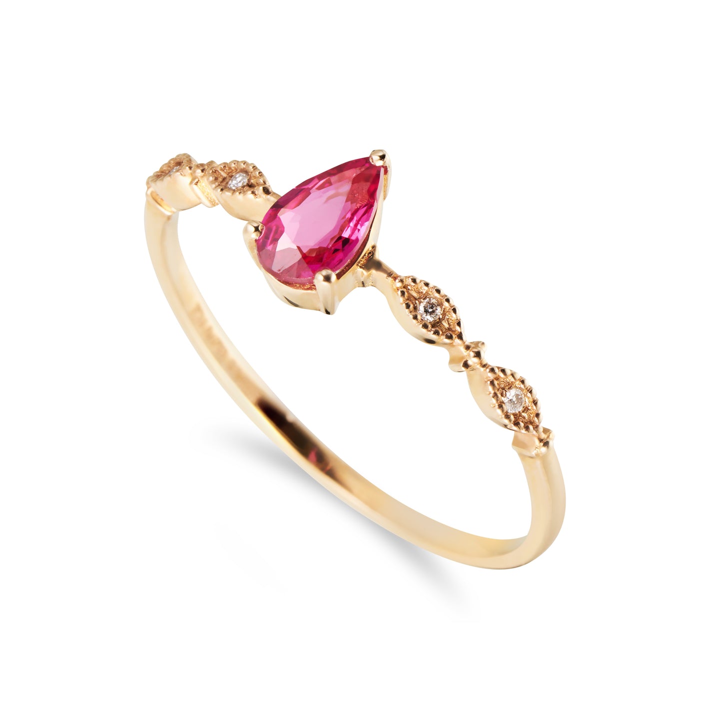 18K玫瑰金 紅寶石 - THE ONE JEWELLERY