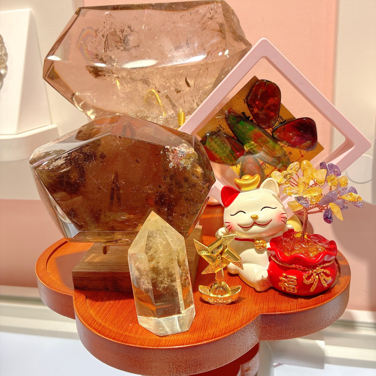 金髮晶｜招財擺件