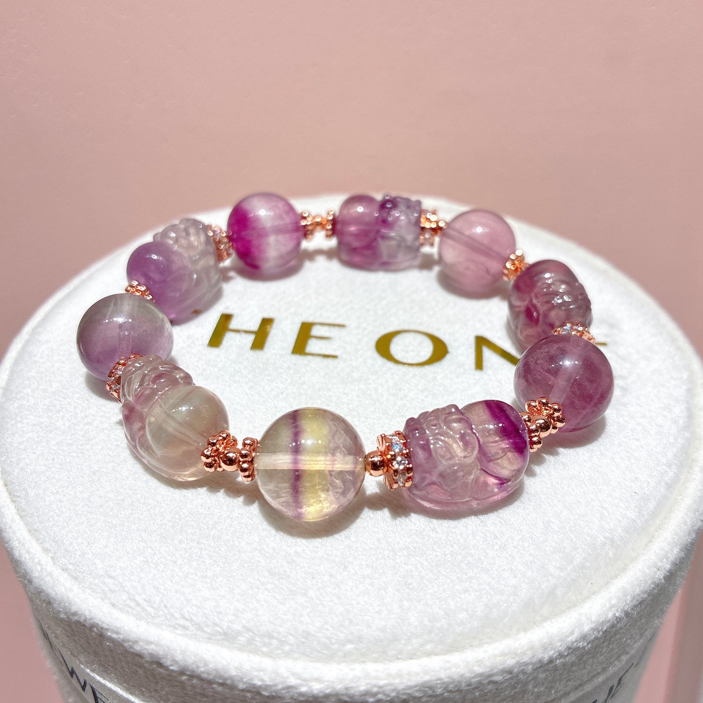 頂級*彩螢石 x 螢石貔貅