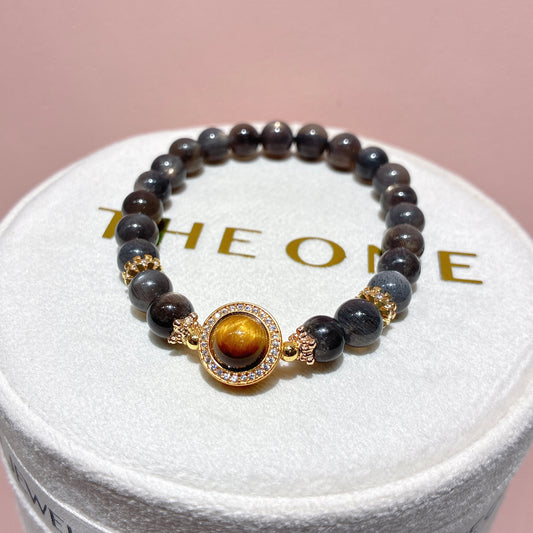 精品*黑金太陽石 x 黃虎眼