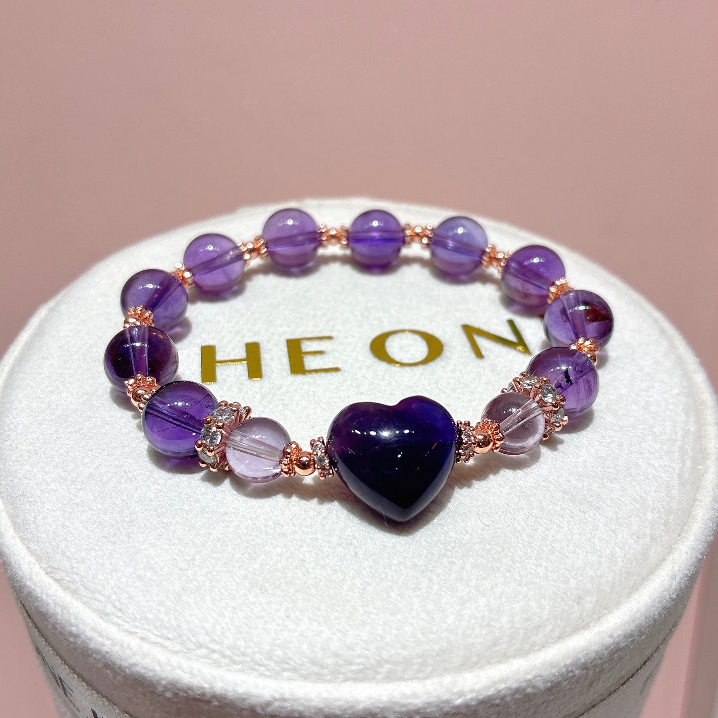 精品*紫水晶 x 紫晶愛心