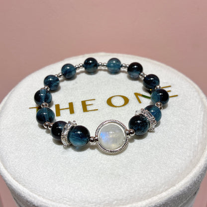 頂級*魔鬼海藍寶 x 月亮石