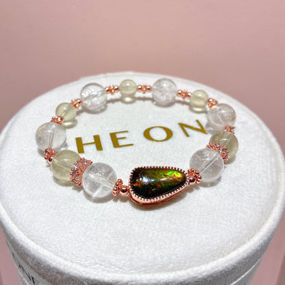 精品*黃金隕石 x 斑彩石