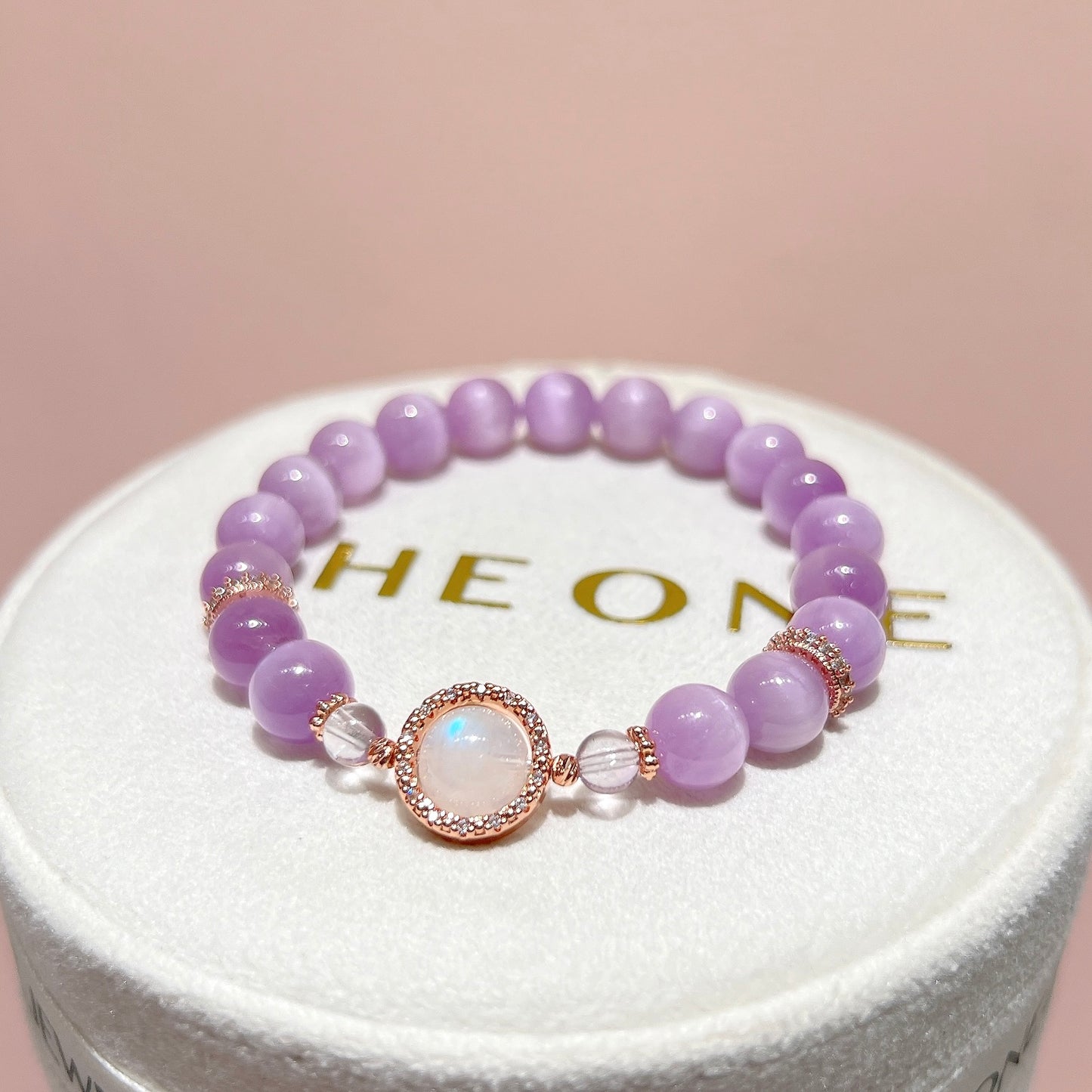 精品*紫鋰輝 x 月亮石