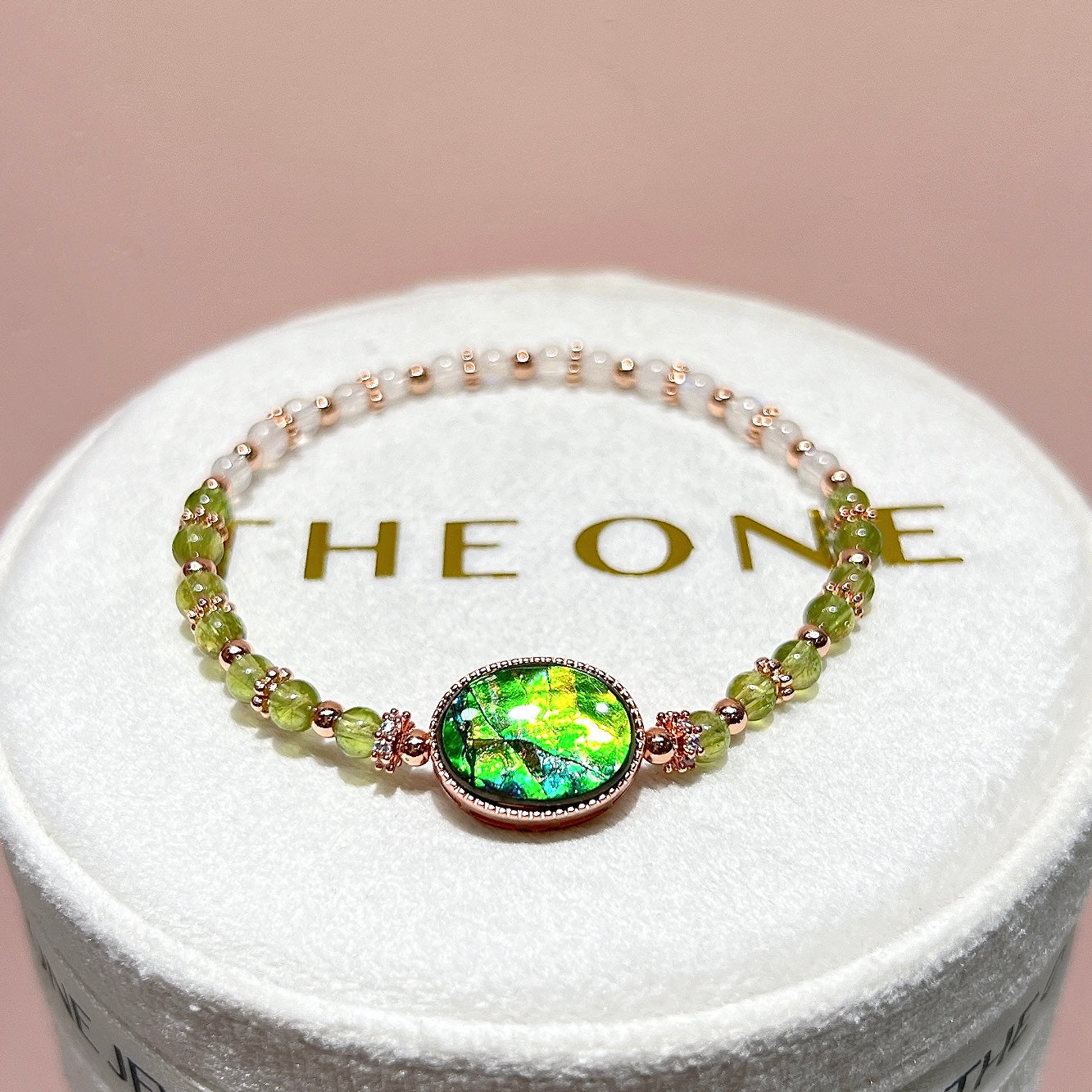 精品*綠碧璽 x 斑彩石