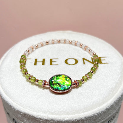 精品*綠碧璽 x 斑彩石