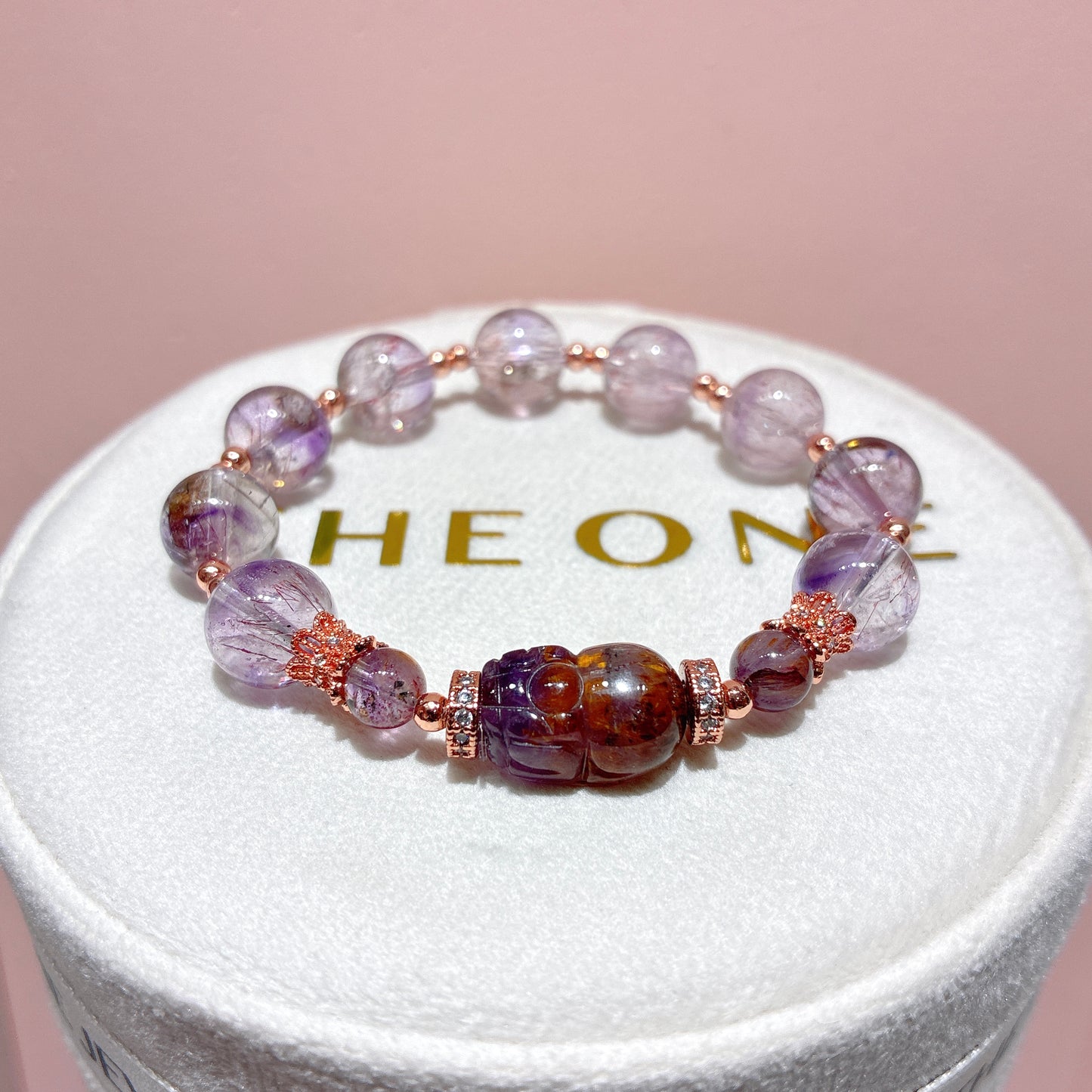 精品*紫超級七 x 紫鈦晶貔貅