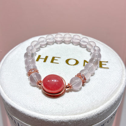 精品*莫桑比克粉晶 x 紅紋石