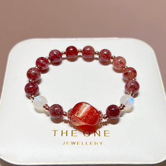 精品*草莓晶 x 金太陽石￼