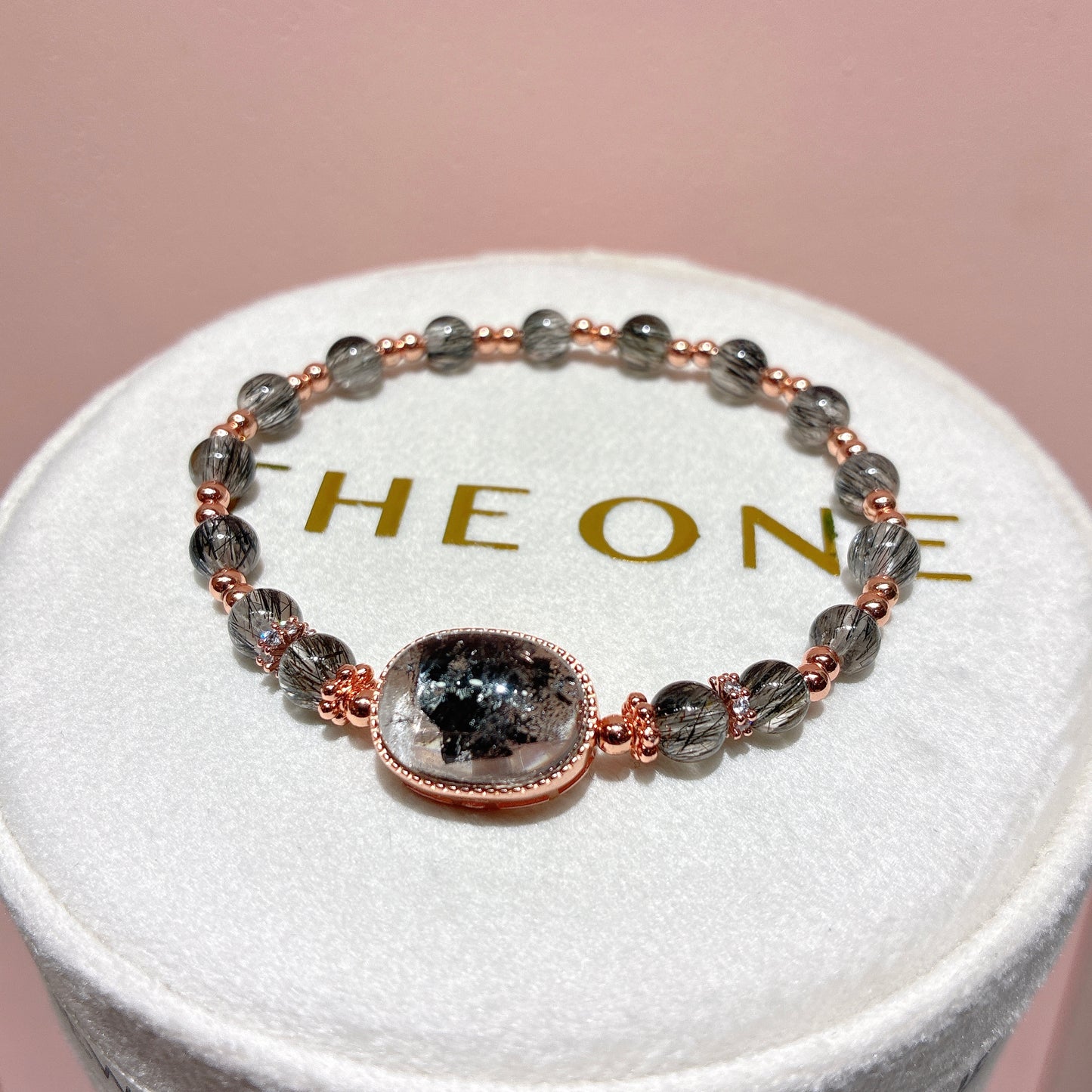 精品*黑順髮晶 x 黑閃靈鑽