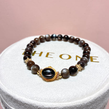 頂級*黑金太陽石 x 金運石