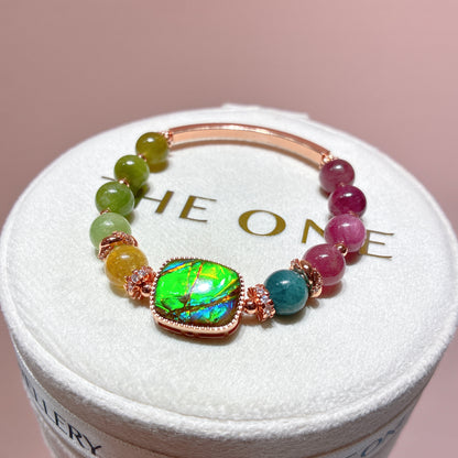 精品*彩碧璽 x 斑彩石