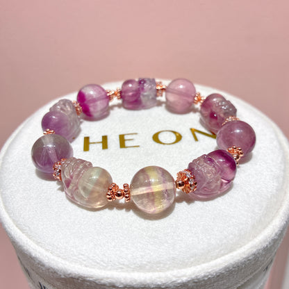 頂級*彩螢石 x 螢石貔貅