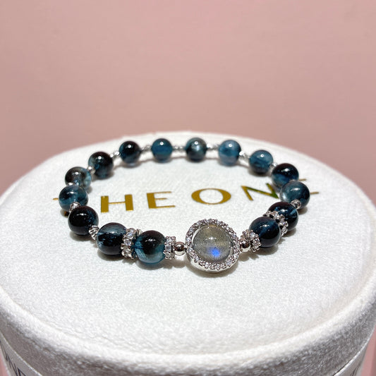 頂級*魔鬼海藍寶 x 拉長石