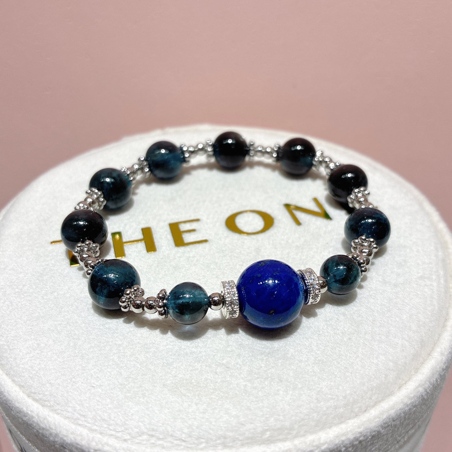 精品*魔鬼海藍寶 x 青金石