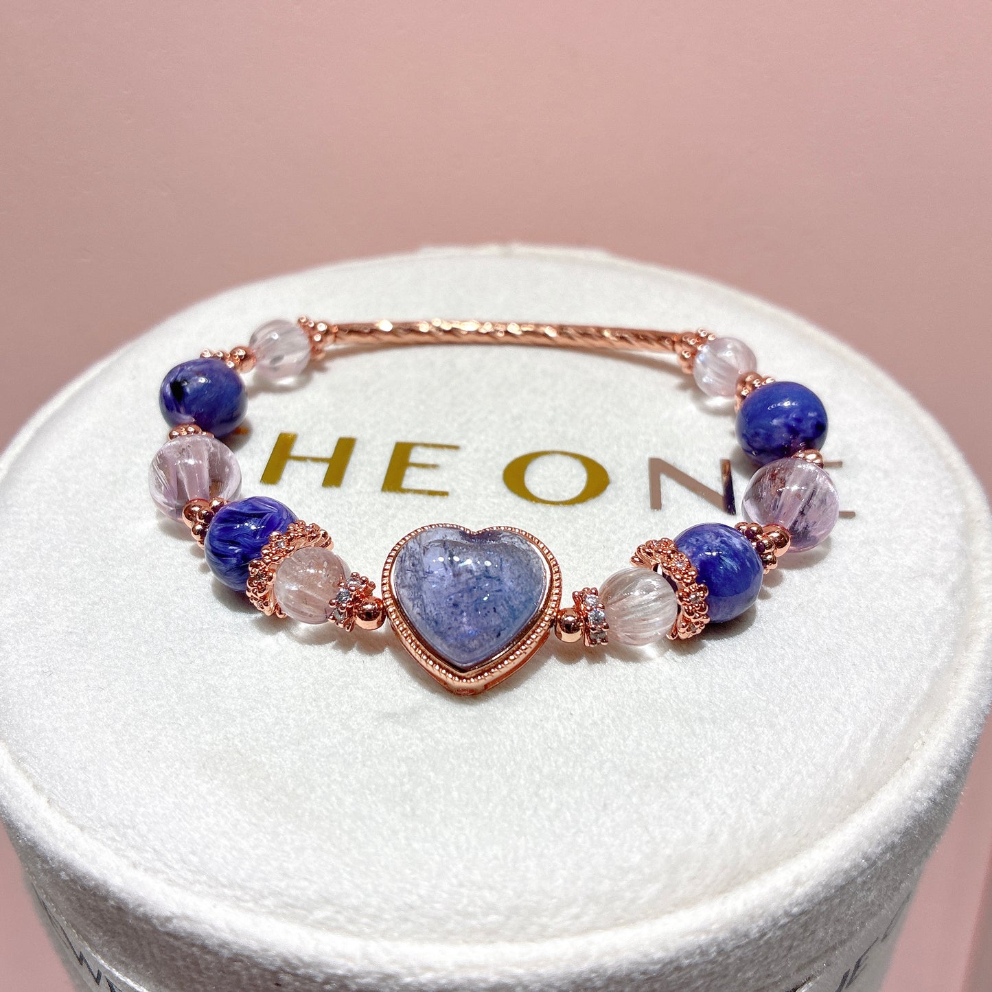 精品*紫龍晶 x 坦桑石