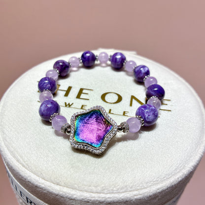 精品*紫龍晶 x 瑞典天鐵
