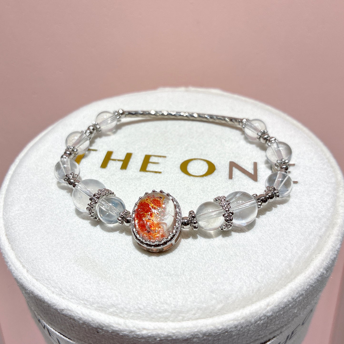 頂級*藍針石 x 錦鯉膠花