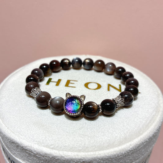 精品*黑金太陽石 x 瑞典天鐵