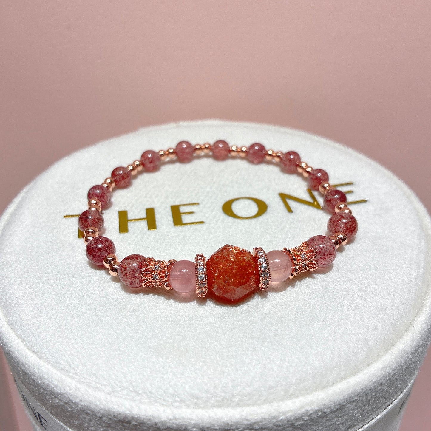 精品*草莓晶 x 金草莓太陽石