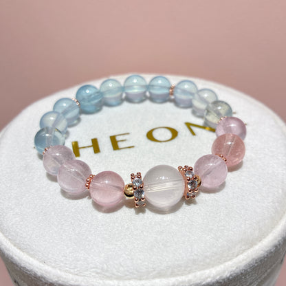 精品*冰種摩根石 x 粉晶