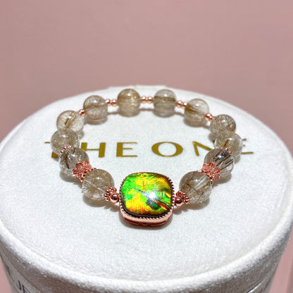 精品*鋼絲魔鬼髮 x 斑彩石