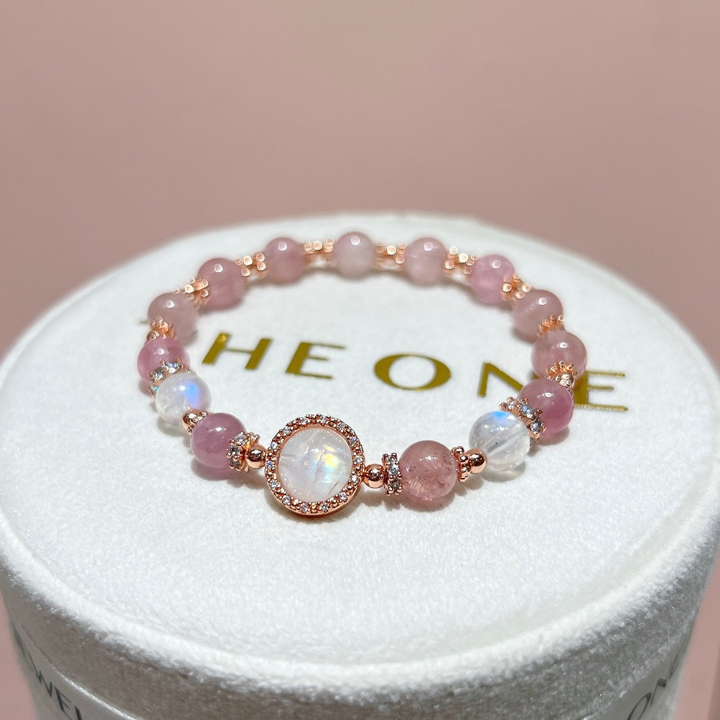 精品*粉碧璽 x 月亮石