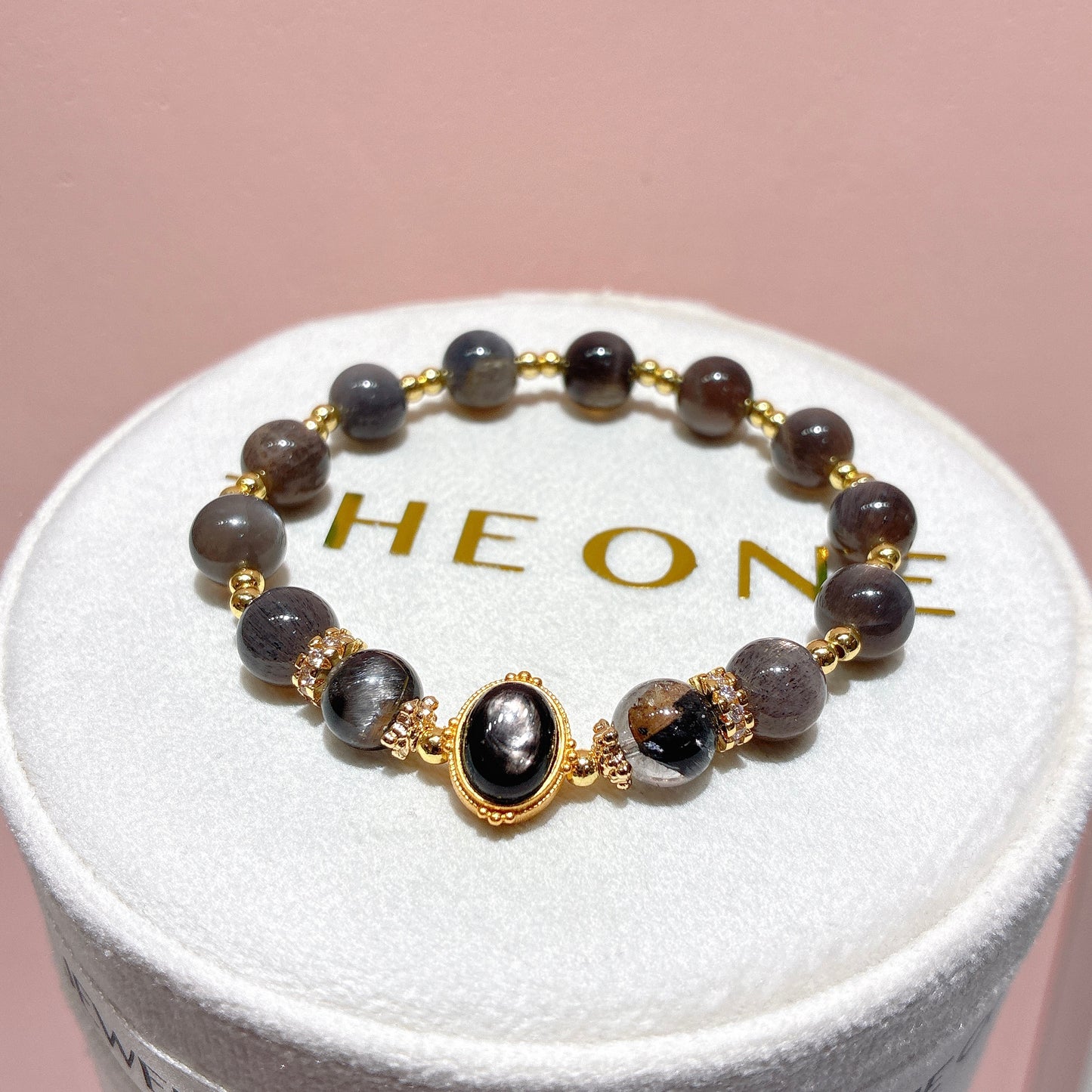 精品*黑金太陽石 x 金運石