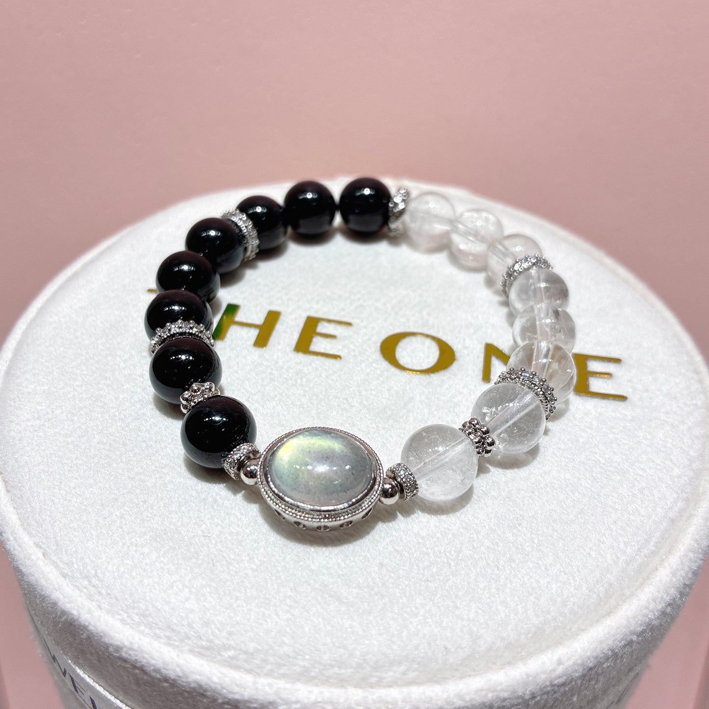 精品*黑碧璽 x 拉長石