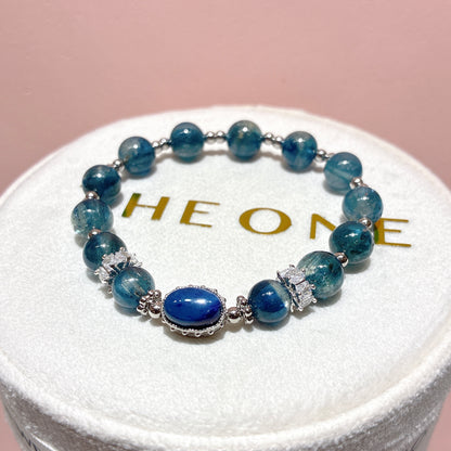 藍晶石共生赤鐵礦 x 藍舒俱徠