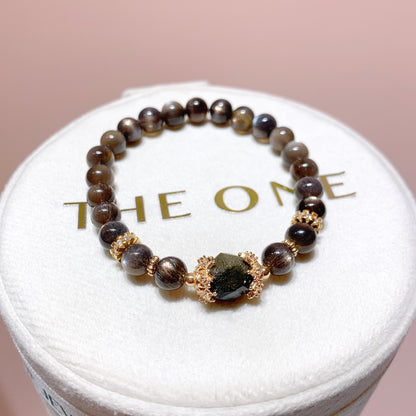 精品*黑金太陽石 x 金曜石