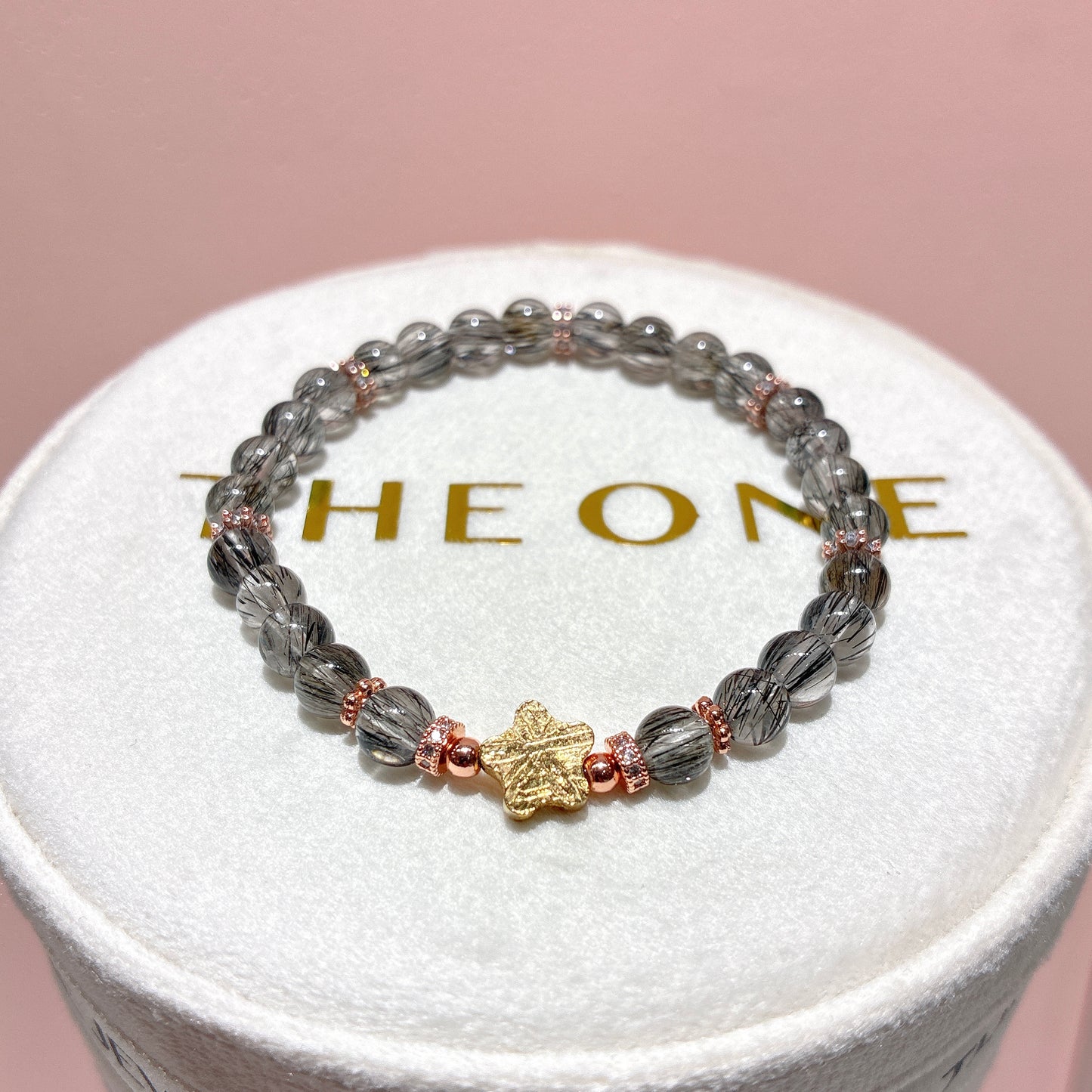 精品*黑順髮晶 x 瑞典天鐵