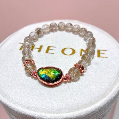 精品*鋼絲魔鬼髮 x 斑彩石