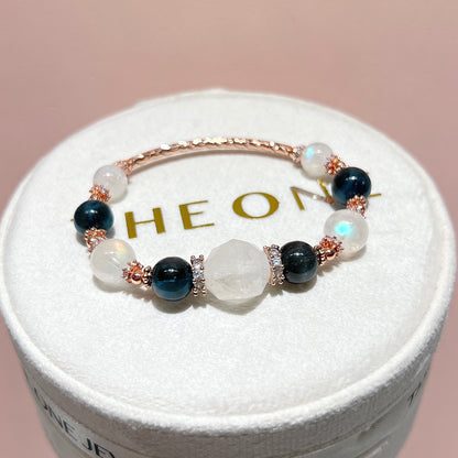 精品*馬島月亮石 x 魔鬼海藍寶