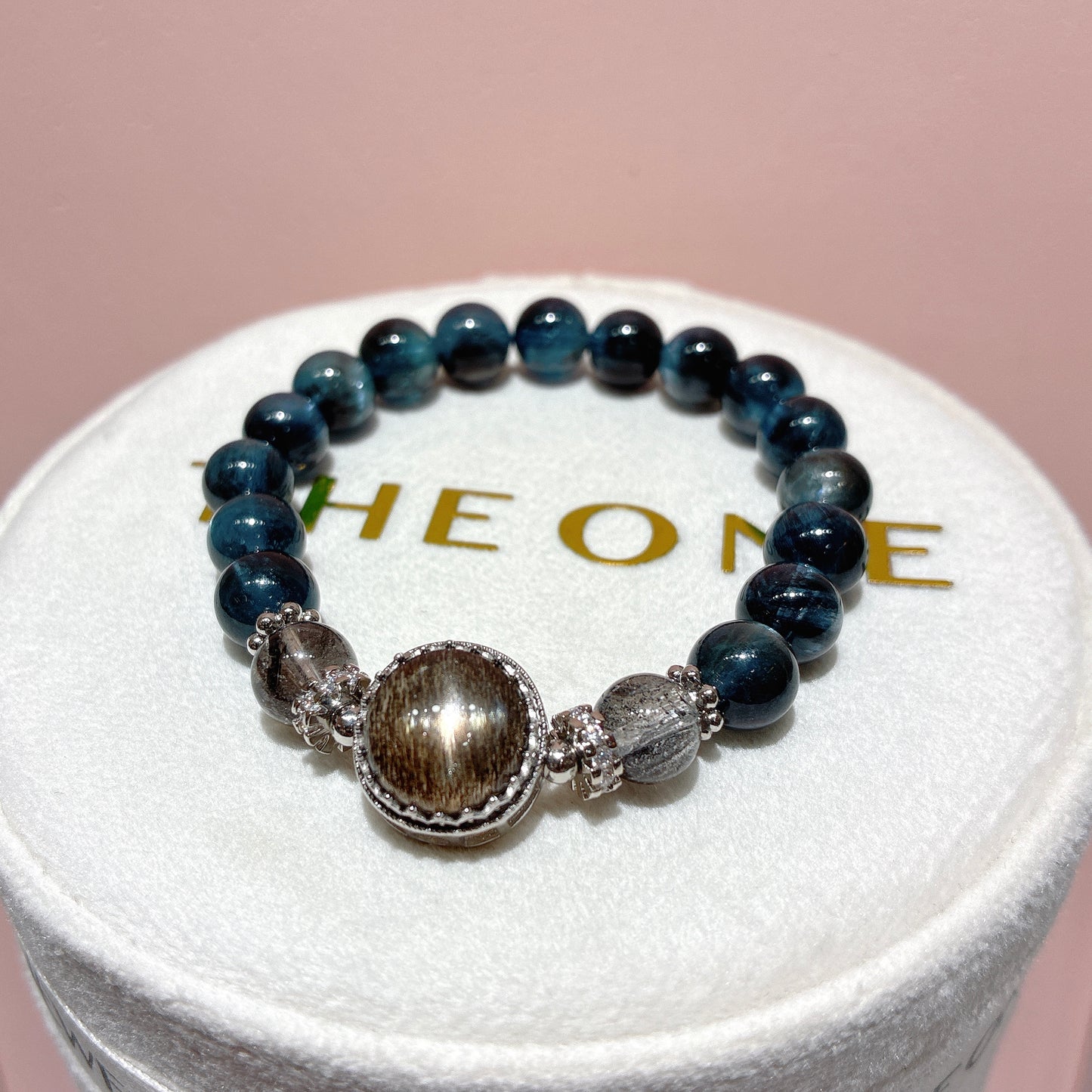 精品*魔鬼海藍寶 x 黑金太陽石