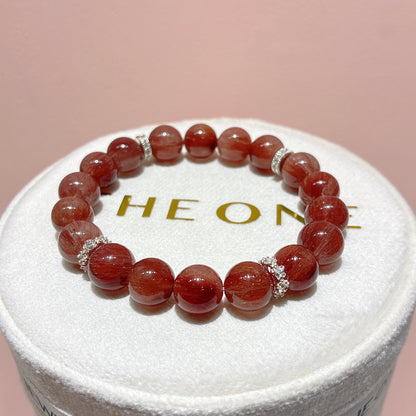 精品*巴西紅順髮晶 9.6mm