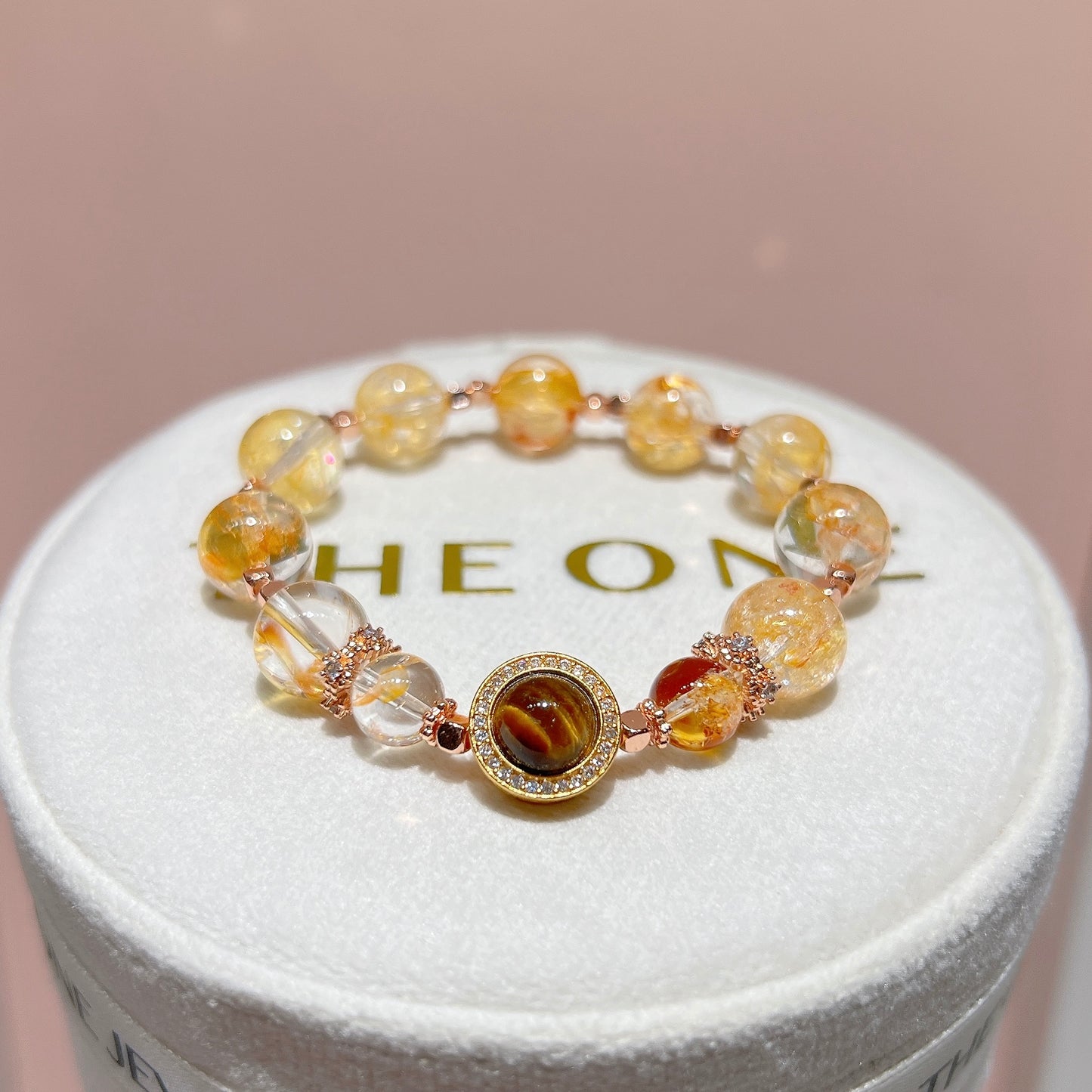 精品*金魚黃膠花 x 黃虎眼