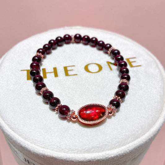 精品*紫牙烏 x 斑彩石