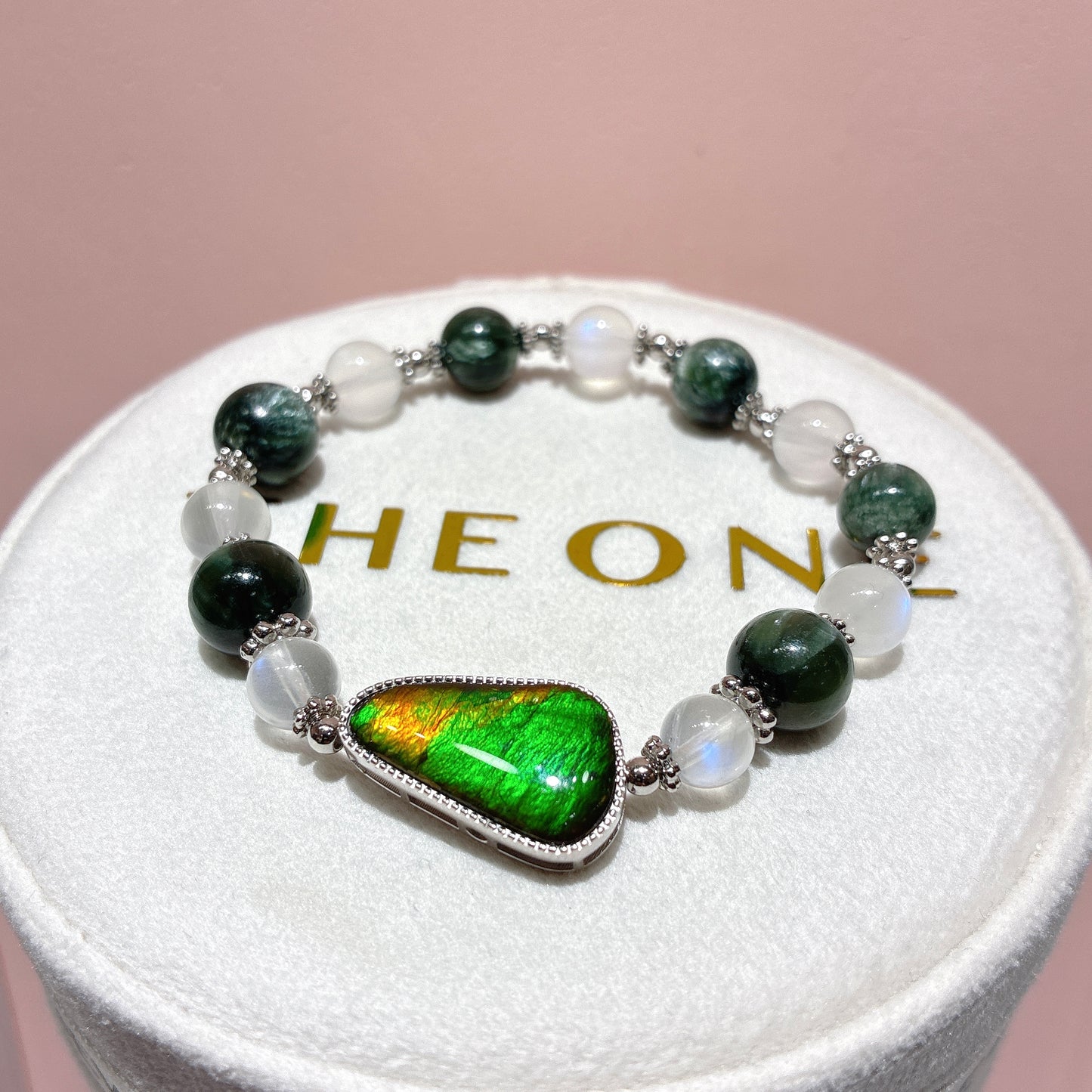 精品*綠龍晶 x 斑彩石