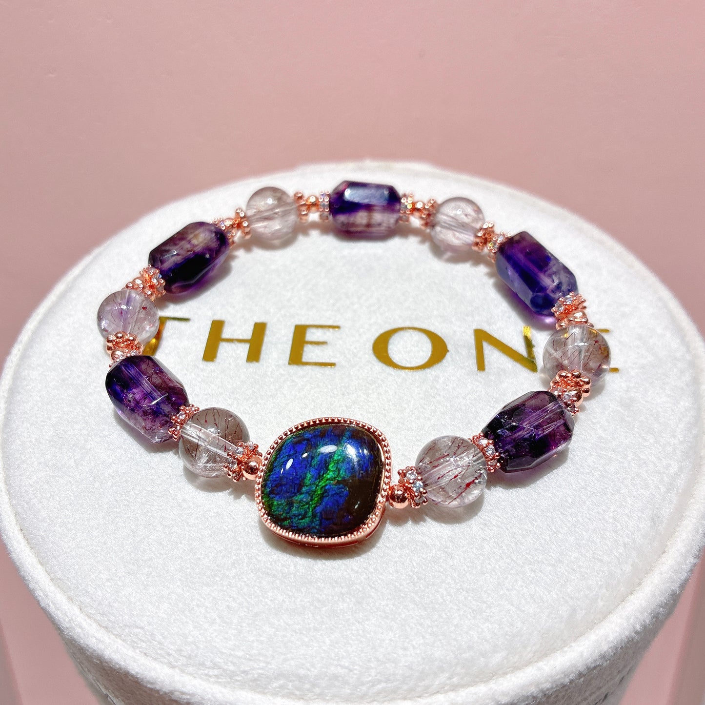 精品*紫超級七 x 斑彩石