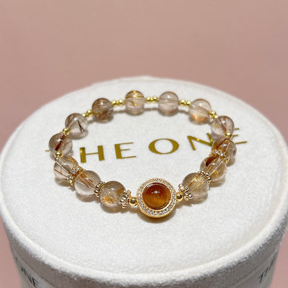 精品*金銅鈦晶 x 黃虎眼