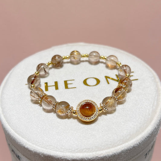 精品*金銅鈦晶 x 黃虎眼