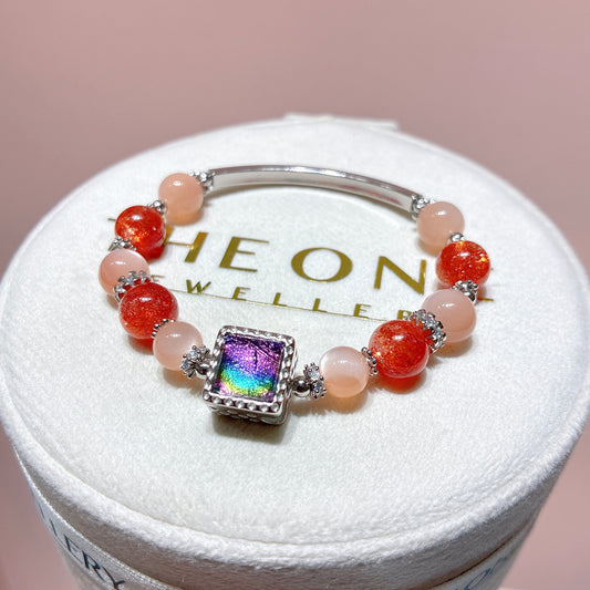 精品*金草莓太陽石 x 瑞典天鐵