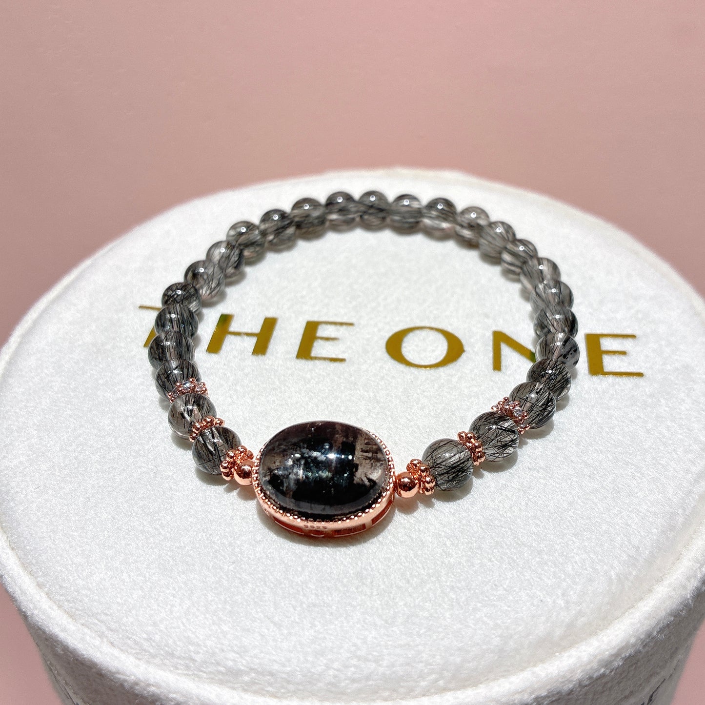 精品*黑順髮晶 x 黑閃靈鑽