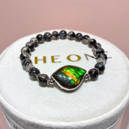 頂級*黑銀鈦 x 斑彩石